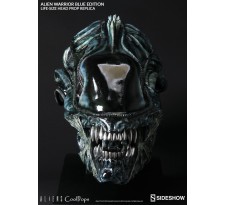 Aliens Replica 1/1 Alien Warrior Head Blue Edition 45 cm